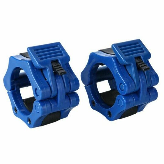 Olympic 1-2" Inch Barbell Clamps Quick Release Standard Bar Weight Plates 1 Pair