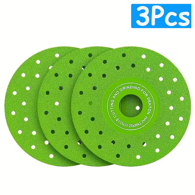 3PCS Rock Plate Flat Grinding Blade Tile Chamfering Cutting and Sanding Blade