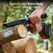 Mini Chainsaw Cordless 8 Inch: Electric Chainsaw Battery Powered, Brushless Chain Saw with Auto Oiler, 2Pcs Battery, Handheld Saw for Tree Branch Wood Cutting,Gardening Tools for Men Dad Husband