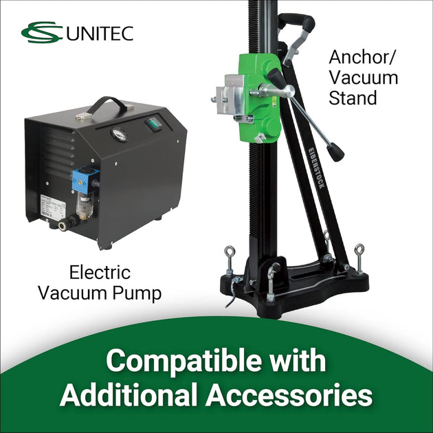| ETN 2001 P | Wet & Dry Diamond Core Drill. High-Torque, Heavy-Duty, Hand-Held, and Dual-Speed. Ideal for Drilling up to 3” in Diameter in Brick, Concrete, and Asphalt – Made in Germany