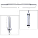 Olympic Barbell 7FT 6FT 5FT 2 Inch Gym Fitness Training Zinc Lifting Weight Bar