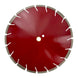 14” High Speed Diamond Saw Blade for Concrete and Masonry with Heat Treated Core and Laser Welded Segments, 4-5/8" Cutting Depth, 1" Arbor