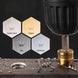 6 Pieces Countersink Drill Bit Set, M35 Cobalt HSS Countersink Drill Bits with 1/4 Inch Quick Change Hex Shank for Metal, Wood, Stainless Steel, Carbon Steel
