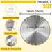 10 Pcs 14 Inch Diamond Concrete Saw Blade, 14 Inch Masonry Blade with 12 Mm Arbor Dry or Wet Concrete Saw Cutting General Purpose Segmented High Speed for Brick Stone Block Marble Granite