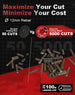 Diamond Cutting Wheel 3 X 3/8 Inch, 5000+ Cuts on Metal, 2 Pack, Gray, Die Grinder, Diamond Material