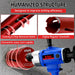 Diamond Core Drill Bits 2 1/2" Diameter 10"/254Mm Drilling Depth 5/8-11" Thread Core Bit Turbo Laser-Welded Segments for Cured Concrete with Brick Block Masonry with Two Adapters（Red）
