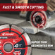 4-1/2 Inch Segmented Diamond Blade, Diamond Cutting Wheel for Angle Grinder Stone Master, 4.5" Stone Blade for Cutting Concrete Granite Masonry Brick, 7/8"-20Mm-5/8 Arbor (2-Pack)