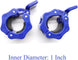 Olympic 1-2" Inch Barbell Clamps Quick Release Standard Bar Weight Plates 1 Pair