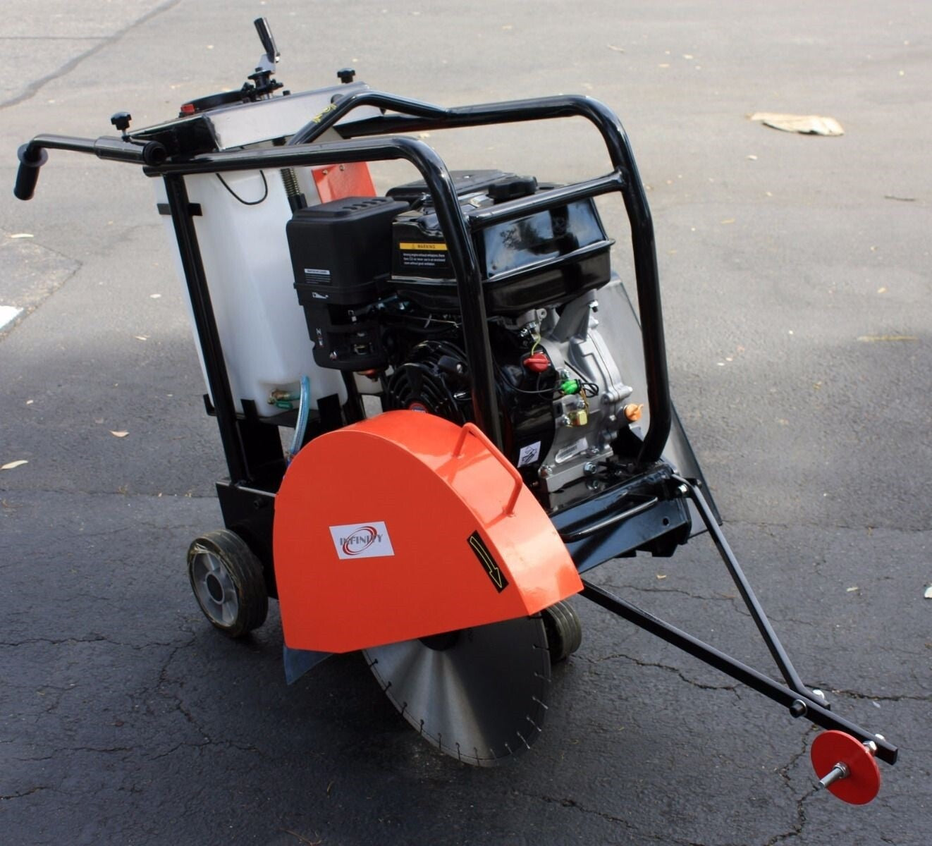 14HP Gas Engine Walk behind 18" Concrete Cement Cut off Floor Saw W/ 18" Blade