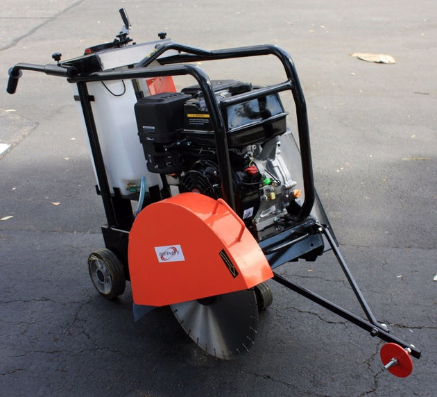14HP Gas Engine Walk behind 18" Concrete Cement Cut off Floor Saw W/ 18" Blade