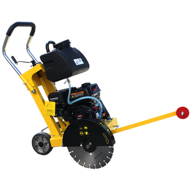 14" 6.5HP Gas Walk behind Cut-Off Saw Concrete Cement Pavement Floor Saw W/Blade