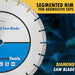 6" Segmented Diamond Saw Blade for Concrete, Brick, Block and Masonry, 10Mm Segment Height, 7/8"-5/8" Arbor