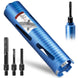 2 1/2" Dry Core Drill Bit, 5/8"-11 Thread, with 3 Adapters Included: SDS Plus, SDS Max and 1/2" Hex Shank; 9.5" Drill Depth, 2.5 Inch Diamond Core Bits for Brick, Block and Masonry