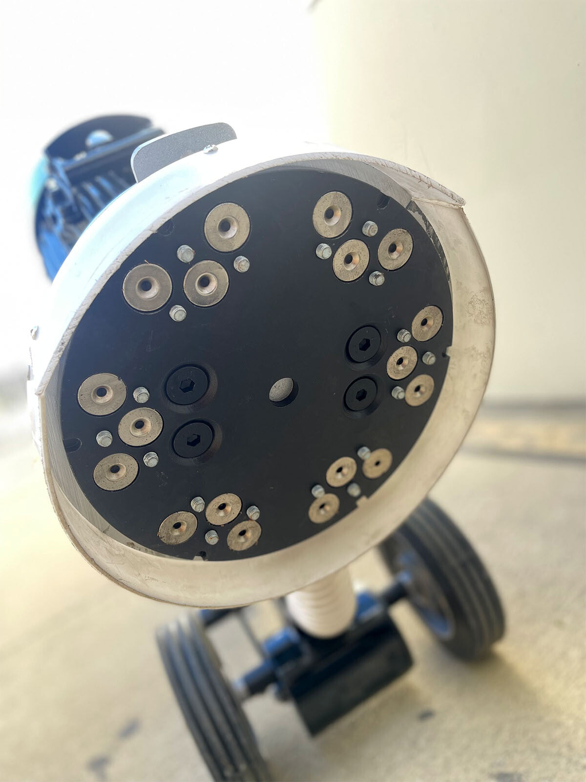 3HP Walk-Behind 2200W 10" Electric Concrete Floor Grinder Finish Smooth Surface