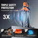 Core Drill Machine 0.8-11.8In Dia 3500W 570RPM Diamond Core Drill Rig with Stand