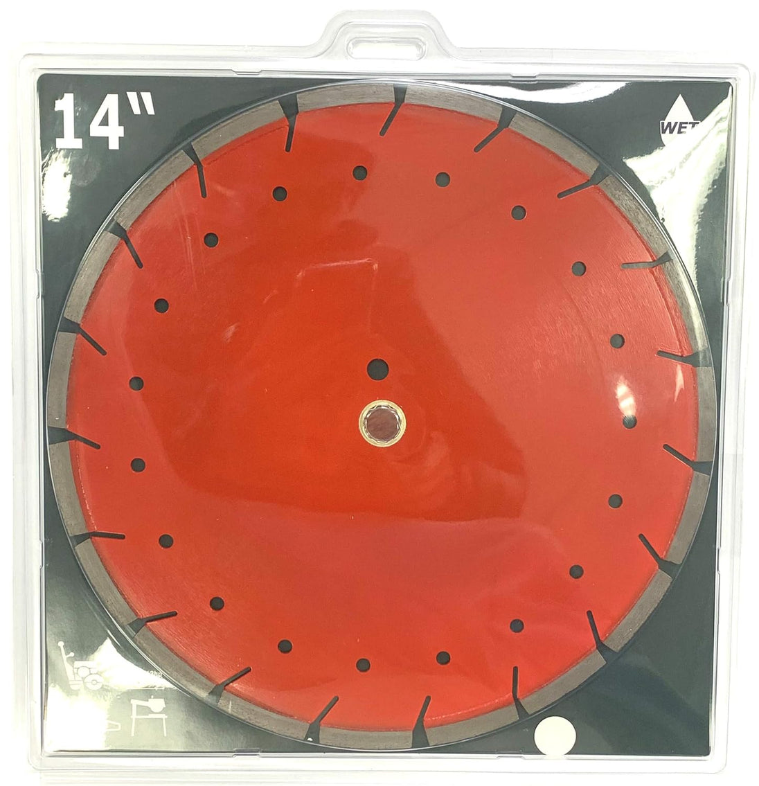 14 Inch  Heavy-Duty Supreme Quality Dry/Wet Cutting Diamond Blades for Concrete Asphalt Masonry Stone(14")