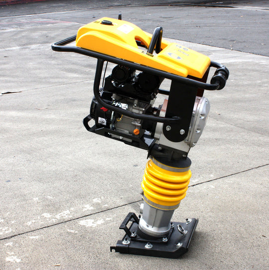 196Cc 6.5HP Dirt Jumping Jack Tamping Rammer Tamper & Walkbehind Plate Compactor