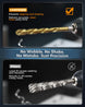 Titanium Twist Drill Bit Set - 16 Pcs Hex Shank High Speed Steel for Wood Plastic Aluminum Alloy, Quick Change, 1/16"-1/4"