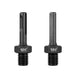 2PCS Core Drill Bit Adapter 5/8"-11 Thread Male to 3/8" SDS plus Shank and 3/8" Triangle Shank 5/8" -11 Male Drill Bit Adapter for Threaded Diamond Hole Saw Diamond Core Drill
