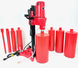 BLUEROCK 8Z1RB Concrete Core Drill with Rolling Base Stand + 1" - 8" Wet Bit Set