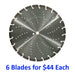 14" DIAMOND SAW BLADE - for Hard Concrete / Masonry / Stone / Pavers / Roof