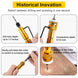 5PCS Countersink Drill Bit Set with Low Friction Depth Stop & Replaceable HSS M2 Drill Bit, Counter Sink Drill Bit for Wood, Plastic, Woodworking, with 1/4" Quick Change Hex Shank & Case