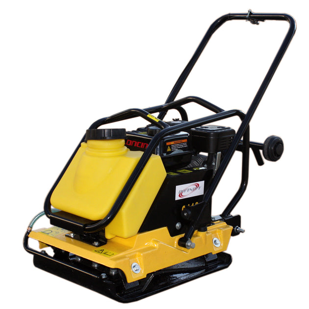 6.5HP Large Plate Walk behind Vibratory Plate Compactor Rammer Water Tank C110T