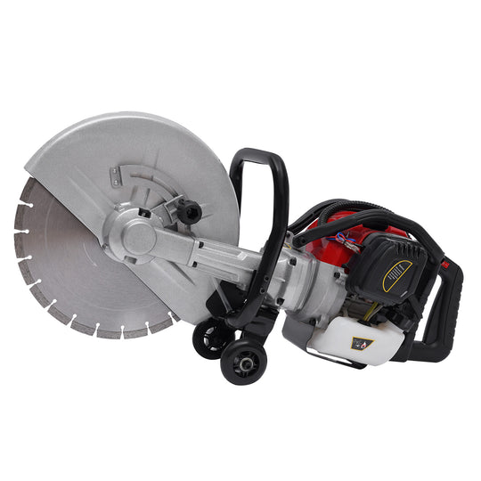 Gas Concrete Cut off Saw 2 Stroke 52 CC Cement Masonry Wet Dry Saw Cutter+Blade
