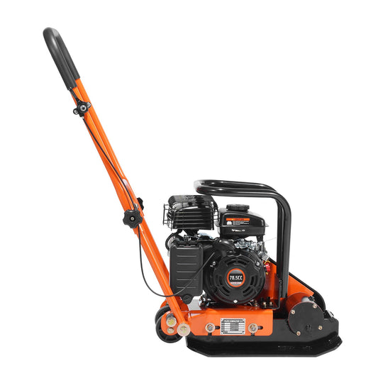 Uimoso Walk-Behind Vibratory Plate Compactor Rammer 2.8HP 78.5Cc EPA Soil Tamper