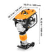 6.5 HP 196 Cc Four-Spring Jumping Jack Vibratory Rammer Tamper Compactor