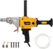 Diamond Core Drilling Machine 1700W Handheld Variable Speed Wet Dry Core Drilling Rig 1-1/4" Thread, 4.7" Max Drilling Capacity for Masonry, Block Stone