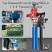 4" Wet Core Drill Bits with 1-1/4"-7 Thread Featuring 15.74" Drilling Depth 10Mm Diamond Segment Specifically Designed for Heavy-Duty Applications in Reinforced Concrete Brick and Masonry
