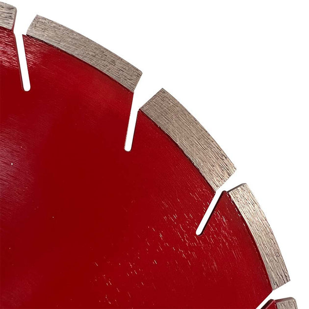 14” High Speed Diamond Saw Blade for Concrete and Masonry with Heat Treated Core and Laser Welded Segments, 4-5/8" Cutting Depth, 1" Arbor
