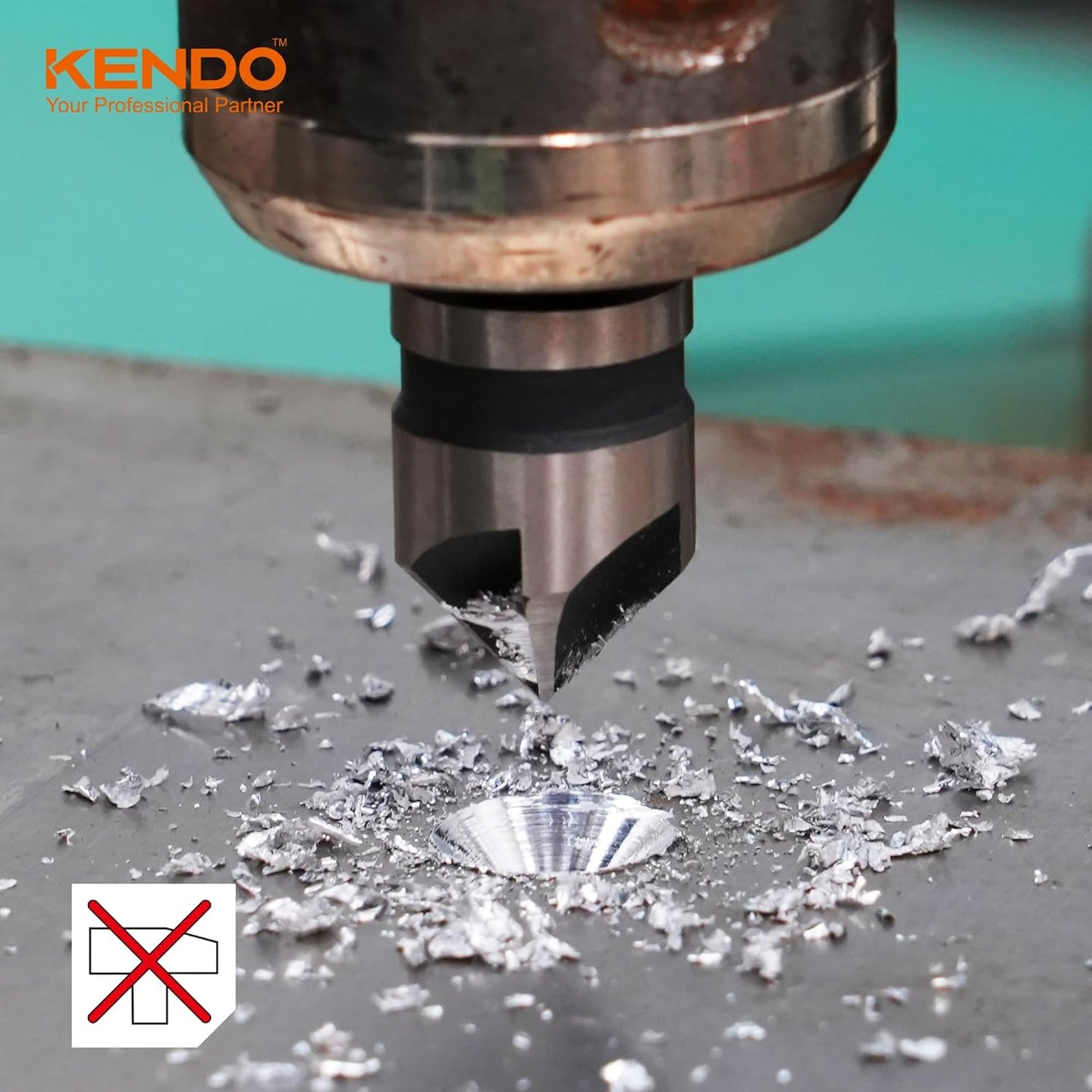 5PCS Countersink Drill Bit Set, High Speed Steel Countersink Bits, 82 Degree 5 Flute Pieces, 1/4 Inch Hex Shank, Fit for Sink Holes into Metals, Wood, Plywood, Plastic with Aluminum Case