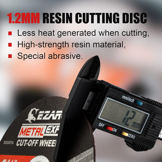 Cut off Wheel 25 Pack, 4.5" X .045" X 7/8" Cutting Wheel, Metal & Stainless Steel Cutting Disc for Angle Grinder