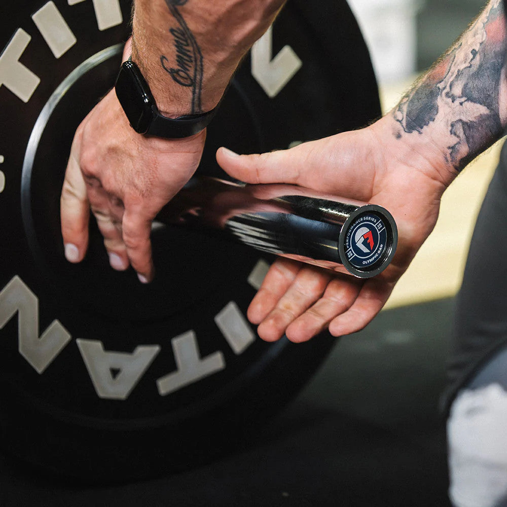 Titan Fitness Performance Series 20 KG Olympic Bar, 700 LB Capacity, 28Mm Shaft