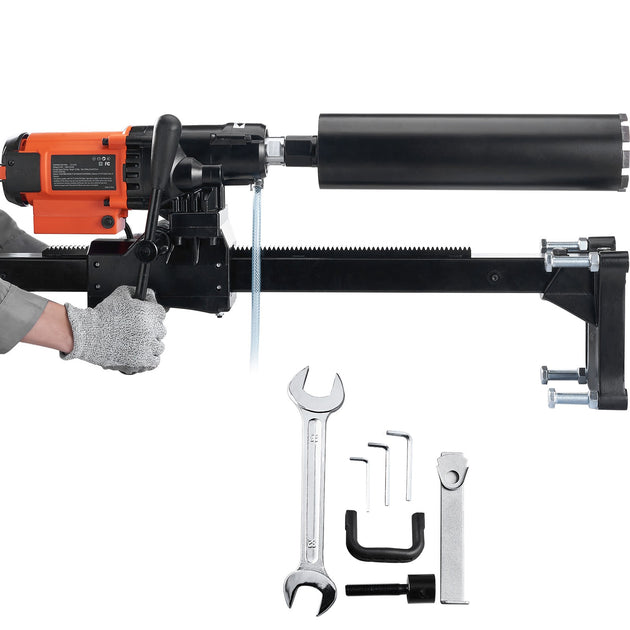 Wet&Dry Diamond Core Drill Machine Concrete Core Drill Rig 2500W 750RPM