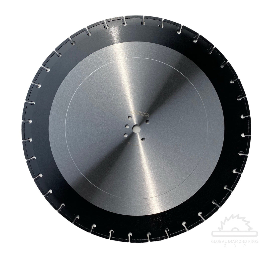 26” X .160” Diamond Walk behind Asphalt Saw Blade for Road Cutting Professional