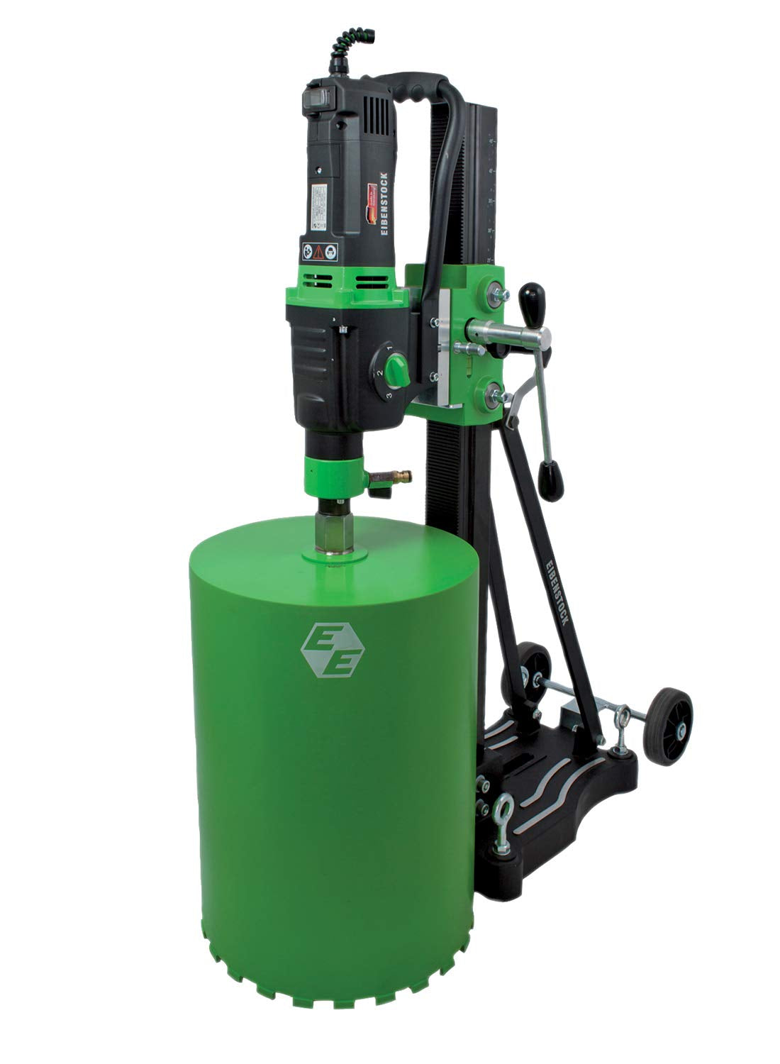 | EBM 352/3 PSA | 14" Capacity, 110 V, Concrete Core Drilling Rig with Anchor Stand. Wet Diamond Core Drill - 3-Speed for Concrete, Brick, Block, Asphalt, and Stone - Made in Germany