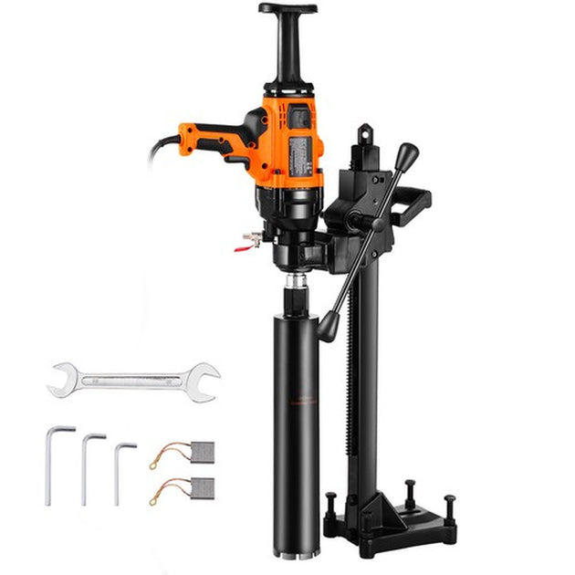 Core Drill Machine 0.8-6.3In Dia 2000W Handheld and Stand Core Drill Rig