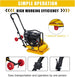 Walk-Behind Vibratory Plate Compactor Rammer 7HP 212Cc Gas Engine Soil Tamper