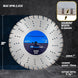20" All Purpose Diamond Saw Blades for Hard/Reinforced Concrete, Asphalt, Granite, Terrazzo, Ductile Iron Piping, 7-5/8" Cutting Depth, 1" Arbor