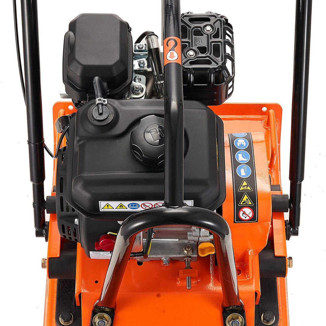 Plate Compactor Plate Tamper 7.0 HP Walk-Behind Rammer Gas Engine Vibratory
