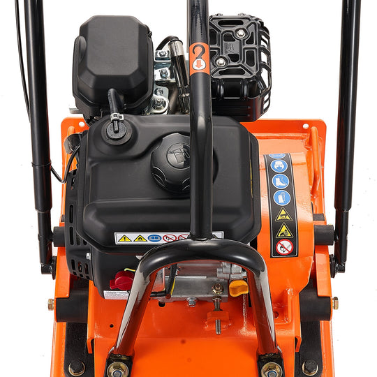 Plate Compactor Plate Tamper 7.0 HP Walk-Behind Rammer Gas Engine Vibratory