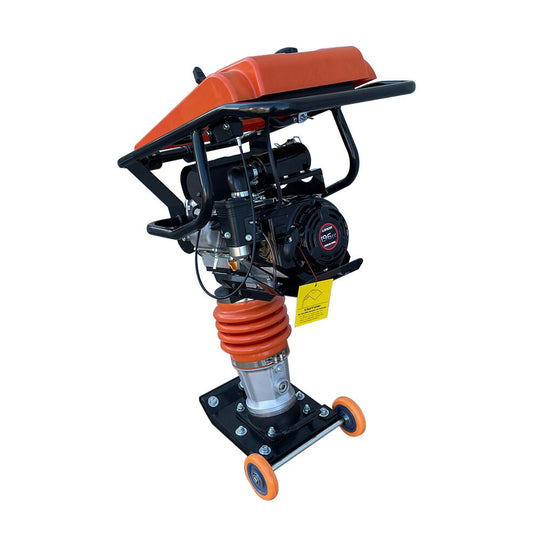 196CC 6.5HP Power Vibratory Tamper Rammer Jumping Jack Tamping Ram Compactor