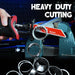 Carbide Reciprocating Saw Blades Set, 3 TPI, 6 TPI, and 8 TPI for Multi-Material Cutting, Heavy-Duty for Demolition, 5-Pack