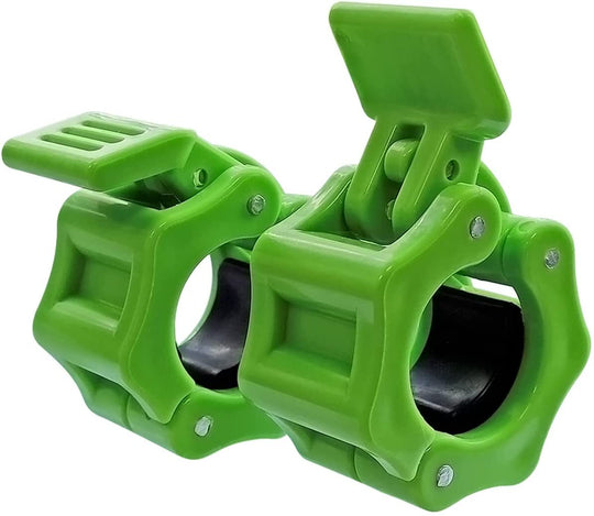 Olympic 1-2" Inch Barbell Clamps Quick Release Standard Bar Weight Plates 1 Pair