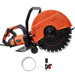 Uimoso 16'' Electric Concrete Saw Wet/Dry Saw Cutter with Water Pump and Blade