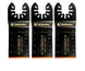 Carbide Oscillating Tool Blades, Multitool Blades Heary Duty for Hard Material, Metal, Nails. Bolts. Screws, 3-Pack