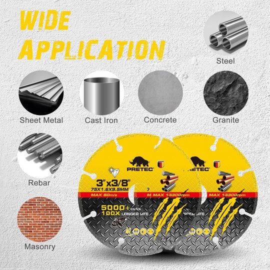 4/4.5Inch Diamond Cutting Wheel Wet Dry Cutting Saw Blade/Disc Grinder Wheel